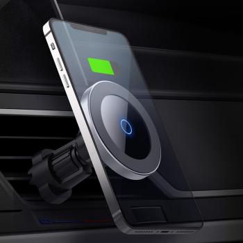 KFZ Wireless Charger QI-CHARGER 15W für alle QI-fähigen Smartphones inkl. fahrzeugspezifischer Grundhalterung