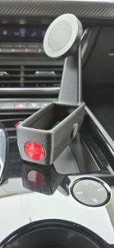 Preview: RS-Mount,fahrzeugspezifischer Handyhalter passend für Audi Etron GT Ablagefach, Made in Germany
