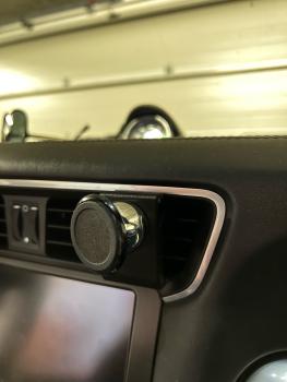 RS-Mount, fahrzeugspezifischer Handyhalter passend für Porsche 911, Typ 991.1./991/2 ab Baujahr 2011, Made in Germany