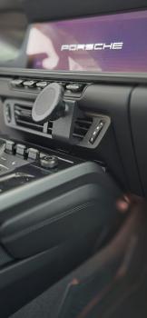 Preview: RS-Mount, fahrzeugspezifischer Handyhalter passend für Porsche 911 Typ 992 ab Baujahr 2019, Made in Germany