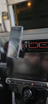 Preview: RS-Mount, fahrzeugspezifischer Handyhalter passend für Citroen C3 Aircross Bj.17-23, Made in Germany