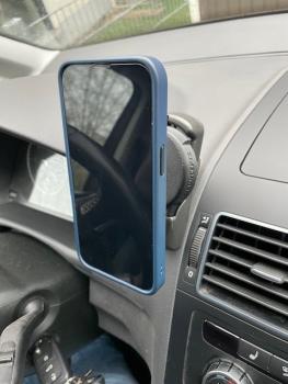 Preview: RS-Mount, fahrzeugspezifischer Handyhalter passend für original VW Telefonhalter UHV (an VW Modellen wie Passat, Golf, Touran, Polo, Tiguan, T5 (2003-2014)), Made in Germany