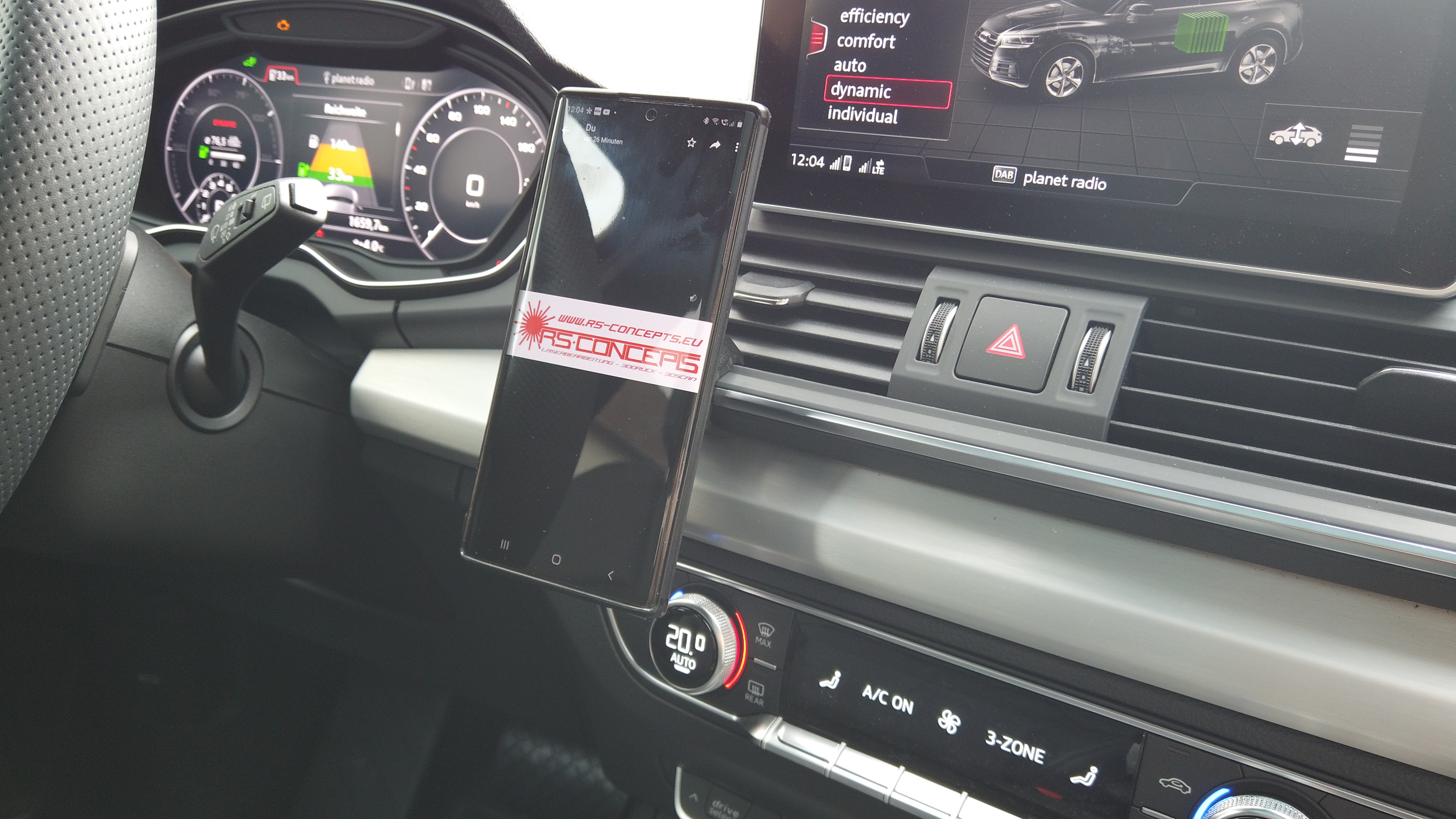 Audi A3 RS-Mount, Fahrzeugspezifischer Handyhalter Passend Für -S3 Audi S3 Sitze